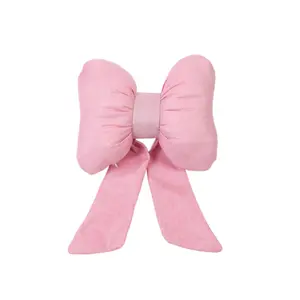 Universal bow car headrest, cute pink design to decorate your car interior, relieves neck fatigue. Great automotive decor gift for women and girls