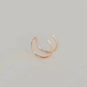 Double Up Ear Cuff by Hello Adorn- Any Occassion Jewelry - Women's Fashion Accessory - No Piercing Double Earring