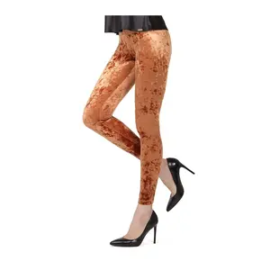 Memoi Crushed Velvet Leggings