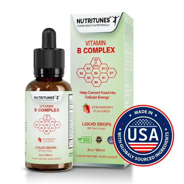 Liquid Vitamin B Complex – Energy, Metabolism & Immune Support