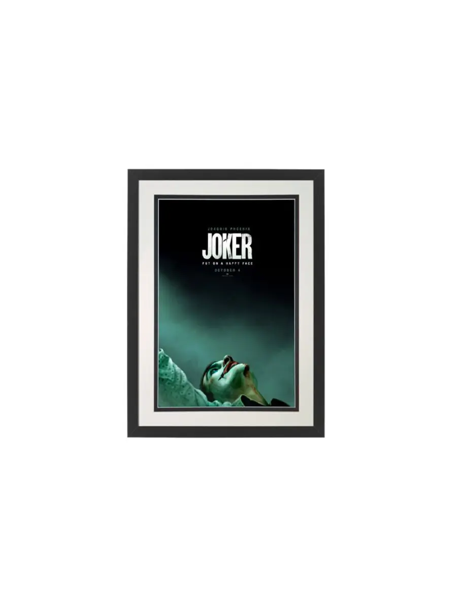 Beautiful Joker Movie Poster Framed Highest Quality
