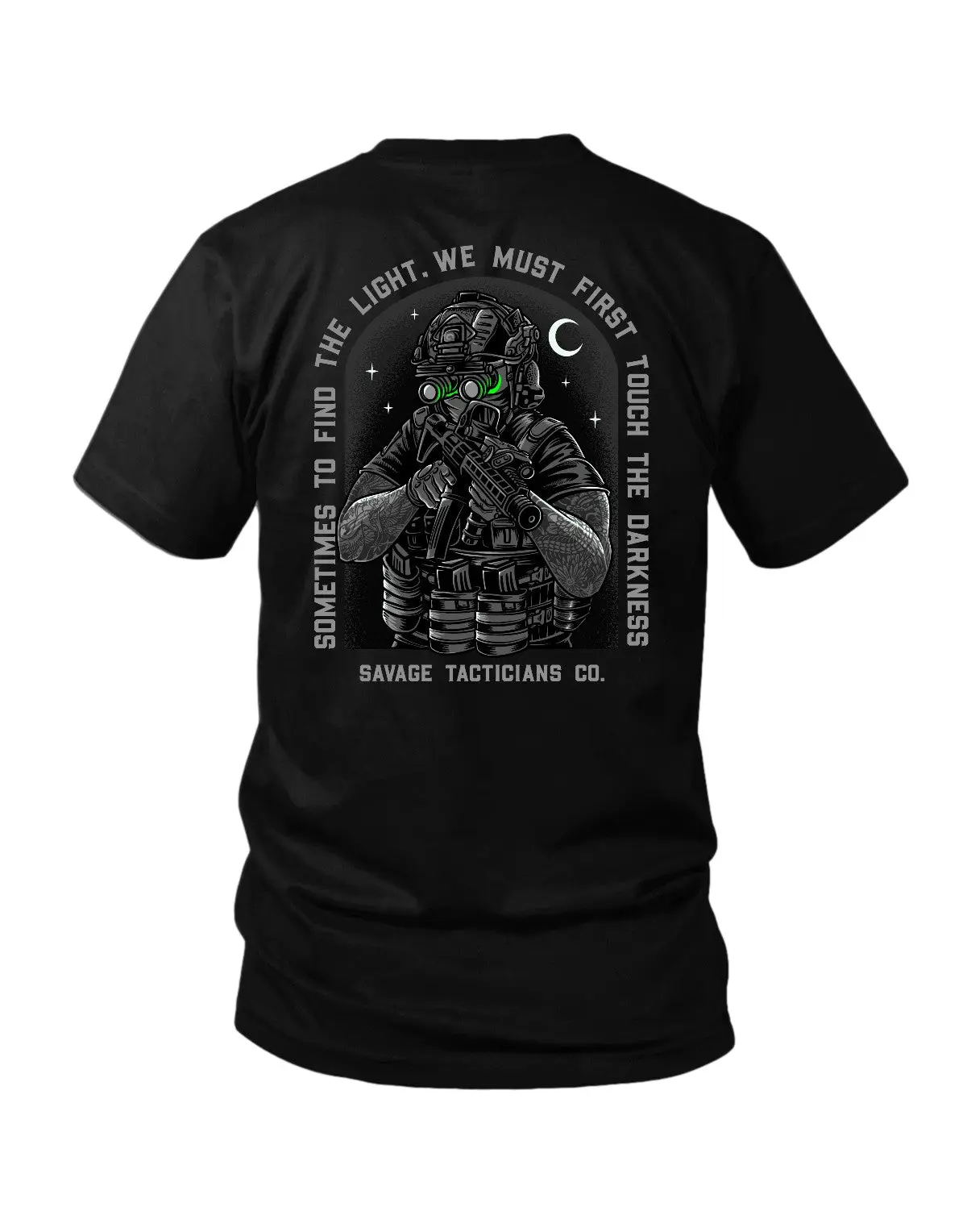 Darkness Men's T-Shirt - Menswear Underwear Tops Basic Casual Short-Sleeve Tee for Daily Wear