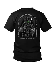 Darkness Men's T-Shirt - Menswear Underwear Tops Basic Casual Short-Sleeve Tee for Daily Wear