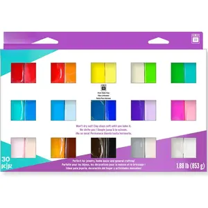 III: Polymer Clay: Sampler Pack - (30) 1oz - Oven Bake Clay, 30 Colors, , Sculpting, Create  & Crafts Projects, Art Supplies