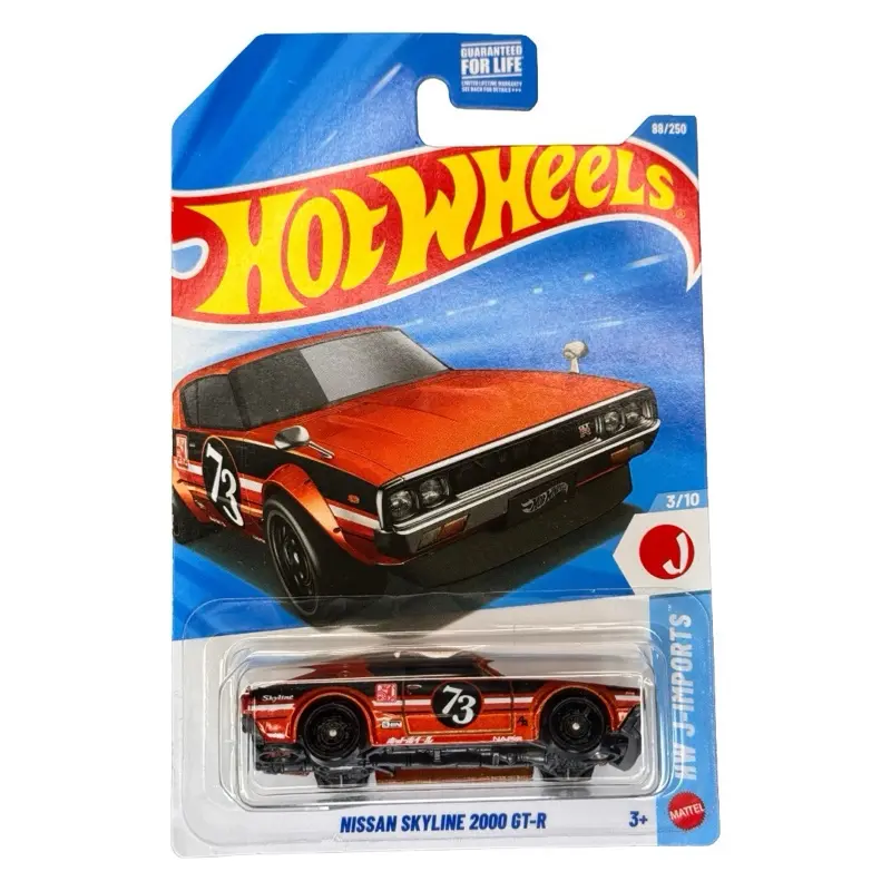 Hot Wheels Nissan Skyline 2000 GT-R Red Mainline 88/250 Hot Wheels Nissan Skyline 2000 GT-R Red Mainline 88/250