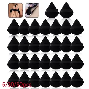 Sponge Powder Puff Set, 5/30/50pcs Makeup Tools, Makeup Puffs, Super Soft for Blush & Honey Powders, Ideal for Loose Application