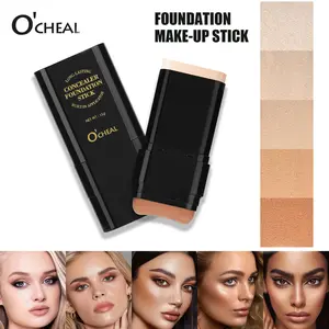 5-color Dual -Ended Eraser Foundation Stick -Multi -Use Concealer & Highlighter for AcneMarks , Nose Contour Flawless Makeup Finish -Versatile Cosmetic Tool , daily gift 01#Ivory tiktokshopspringglowup