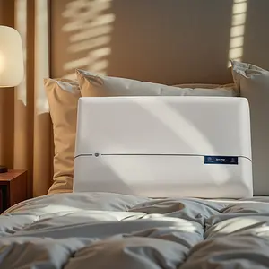 Subrtex Memory Foam Ergonomic Pillow with Double-Sided Cool Tech Cover for Side Sleeper & Back Sleeper