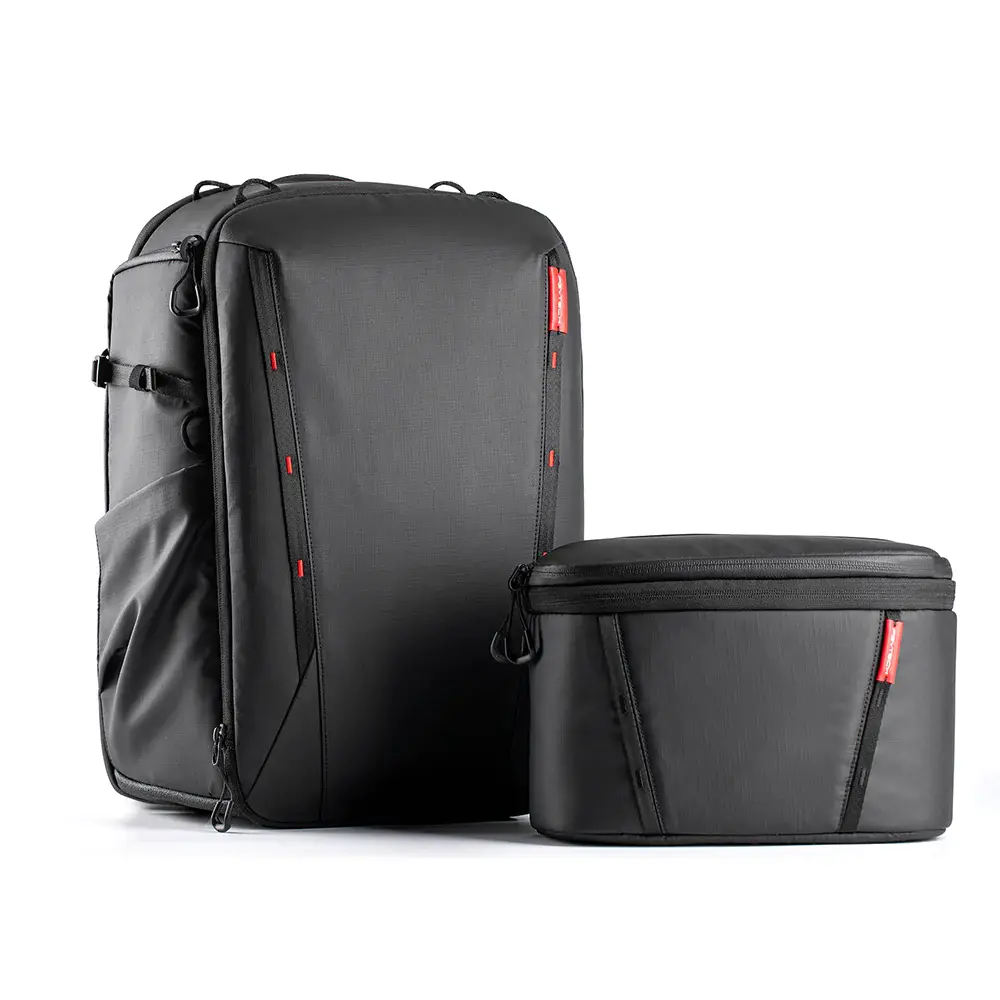 PGYTECH OneMo 2 Camera Backpack (25L+8L) with Detachable Shoulder Bag, Tripod Carrying Bag, Rain Cover, Partition, Gimbal Compartment for Photographers - Fits Canon/Nikon/Sony Cameras, DJI Drone, Laptop, Smartphone, Camera Accessories