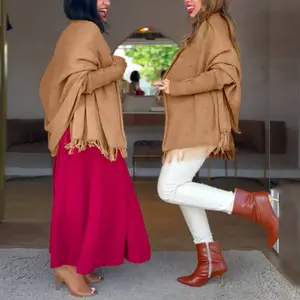 2026 Spring ChicMe Women's Open Front Long Sleeve Sweater