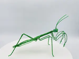 Praying mantis sculpture