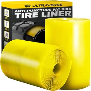 Ultraverse Durable Fat Tire Liners For 20, 24, 26 Inch Tires - Puncture Protection & Flat-Free Rides