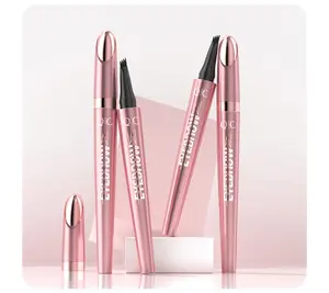 Waterproof Micro-Fork Eyebrow Pencil, Long-Lasting Brow Pen for Natural Hair-Like Strokes, Smudge-Proof Makeup Tool for Daily Use & Soft Glammicro-fork tip Cosmetic fluffy brush