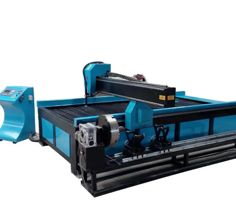 1325 200A CNC Automatic Plasma Cutting Machine with Stepper Motor, Stepper Pump, Rack Pinion & Auto Drawing Function for Metal Plate, Carbon Steel, Stainless Steel Plate & Tube Shearing