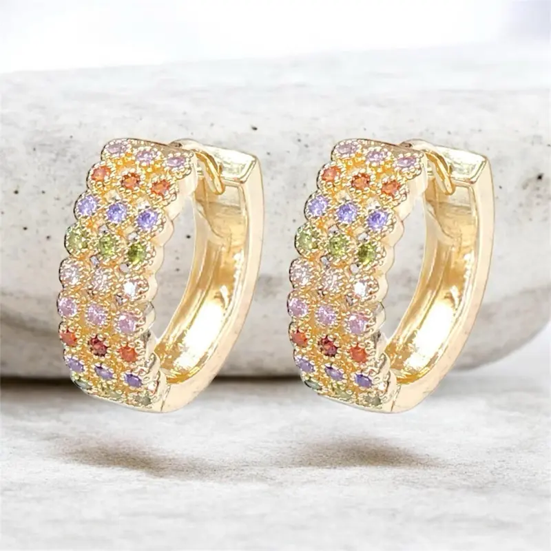 Princess Zirconia Earrings