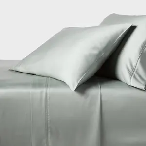 Full 320 Thread Count Cool TENCEL Lyocell Sheet Set Gray Chalk - Threshold
