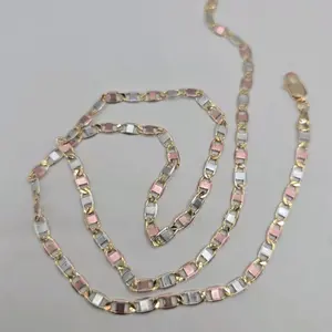 necklace fashion SHORT  new style three colors Gold-plated 3MM 20"inches beautiful chain