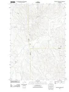 Whitetail Creek NE Wyoming USGS Topographic Quadrangle Map, 2012, 1:24000