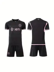 Breathable Football Kit for Boys Jersey and Comfy Shorts for Fans, Training, and Competition Set 31-14 Y