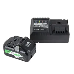 Metabo HPT 36V/18V MultiVolt Lithium Ion Slide Battery and Charger Starter Kit | UC18YSL3B1 Power Tool