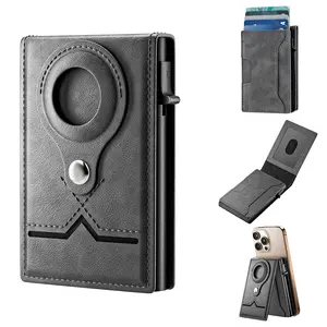 Wallet for Men: RFID Blocking Card Holder with Premium Leather & Carbon Fiber |14 Card Capacity, ID Window & Cash Slot | For Daily Use,Husband's Gift