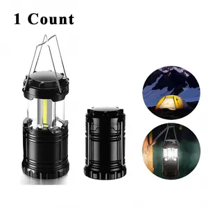 Portable LED Mini Tent Light COB Lantern Rechargeable Flashlight Waterproof Emergency Outdoor Lamp Camping Essential High Lumen Flashlight Lightweight Waterproof Flashlight (battery Not Included)