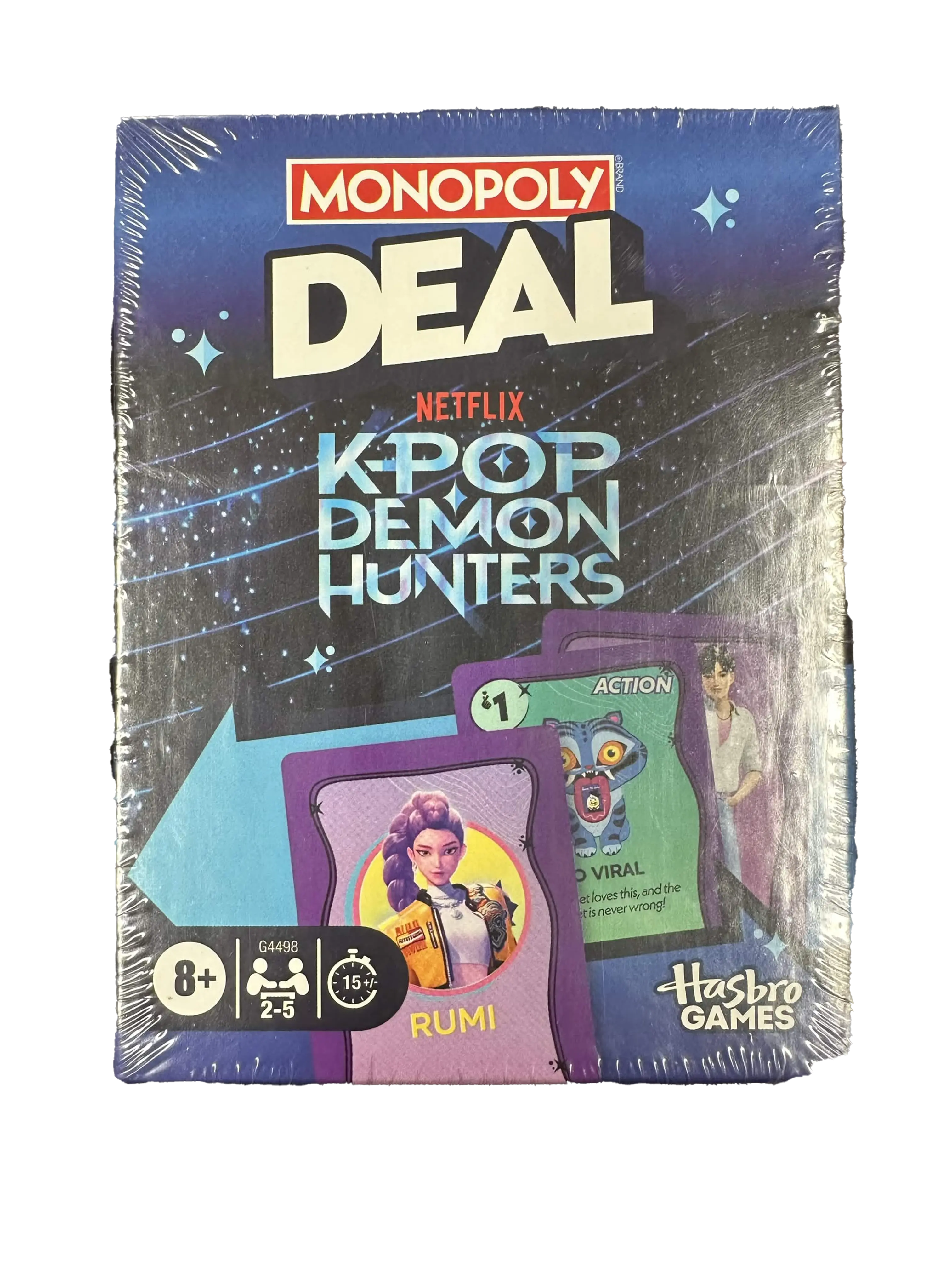 Monopoly Deal - Netflix K-Pop Demon Hunters Card Game - Qty 1