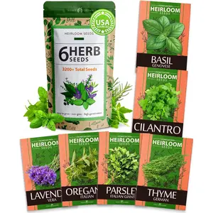 6 Herb Seeds Variety Pack