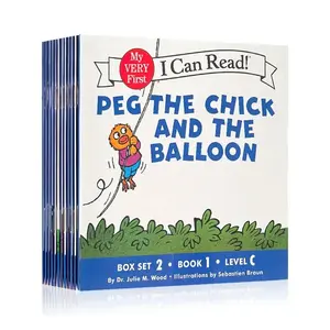 Natural Reading English Picture Book Set, Covers Long & Short Vowels, Basic Grammar, Home Learning Essential, Perfect Gift