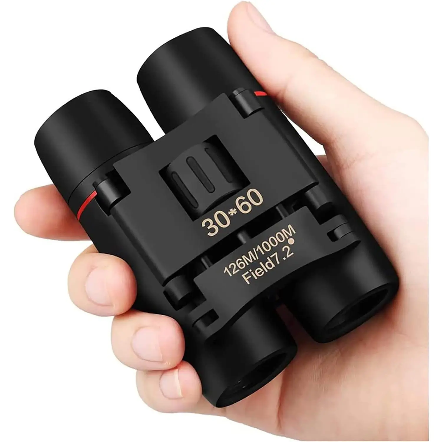 30x60 Binoculars for Adults Small Compact Binoculars, Suitable for Adults and  Bird Watching Travel Sightseeing,  Lightweight Small Binoculars, with Clear Low-Light Vision