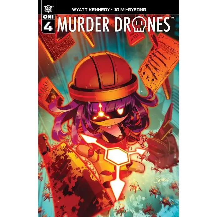 MURDER DRONES #4 (of 6) New Action & Adventure Comicbook - Oni Press (2026) 1st Edition First Printing Collectible - Wyatt Kennedy, Alessio Zonno, Jo Mi-Gyeong