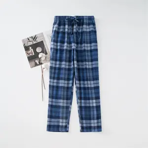 Men’s Plaid Fleece Lounge Pants – Cozy Winter Sleepwear Pajama Bottoms