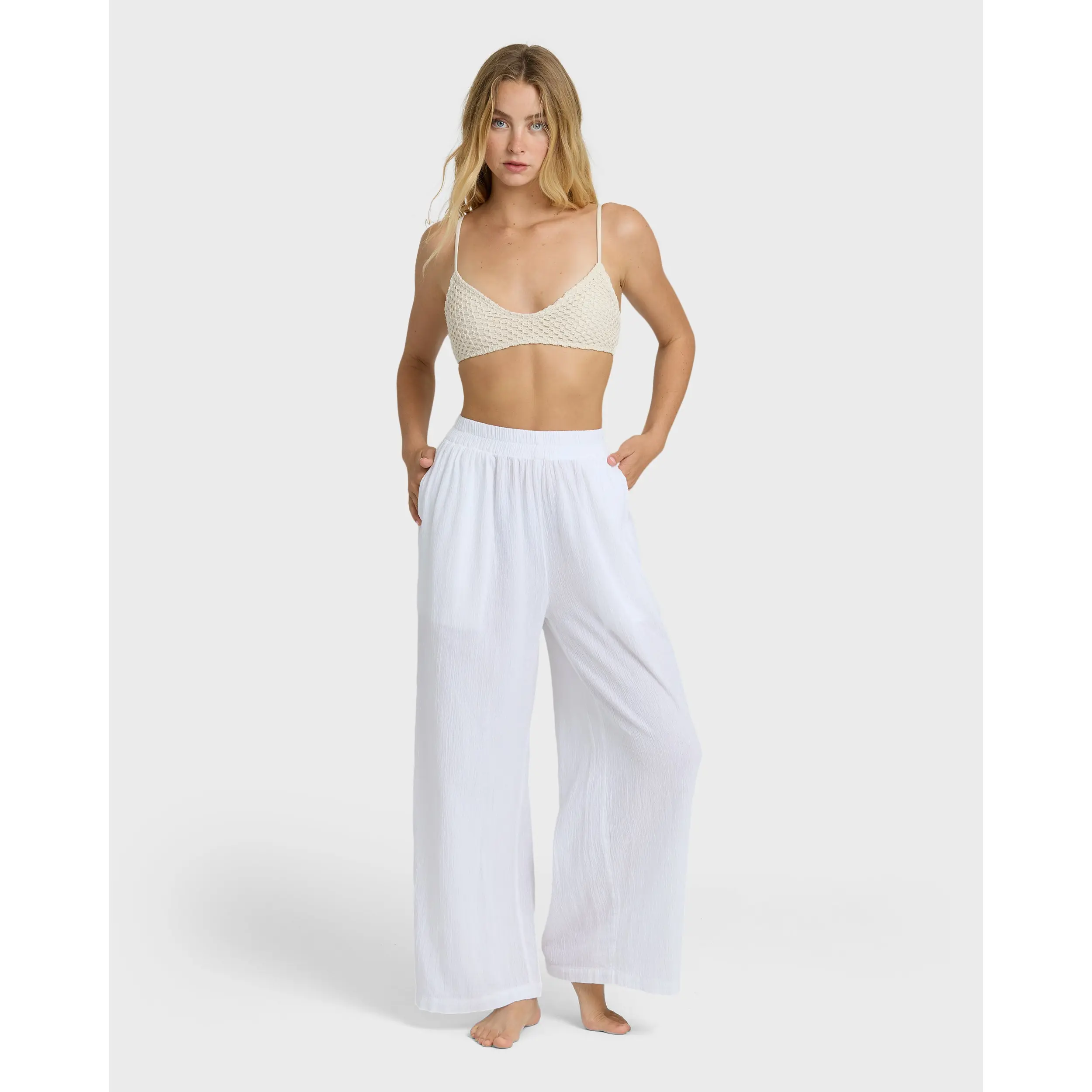Follow Me Pants - Salt Crystal