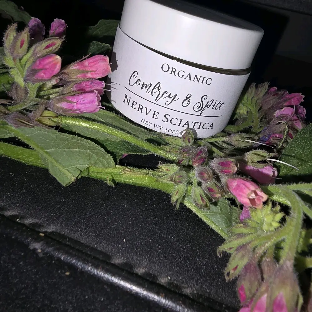 Kerzner Manna Farm Comfrey & Spice Nerve Sciatica Salve- Herbal Remedy
