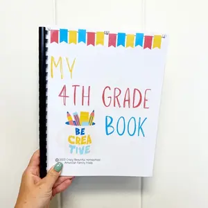 4th Grade Learning Book: Grammar, Math, Science, Experiments, Geography