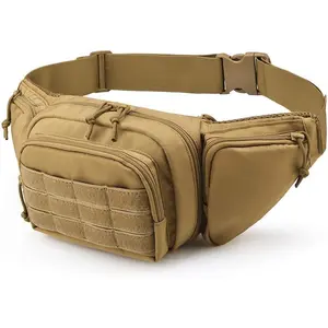 Outdoor Multifunctional Tactical Fanny Pack Invisible Cycling Running Sports Mountaineering Camping Anti-splashing Sports Fanny Pack