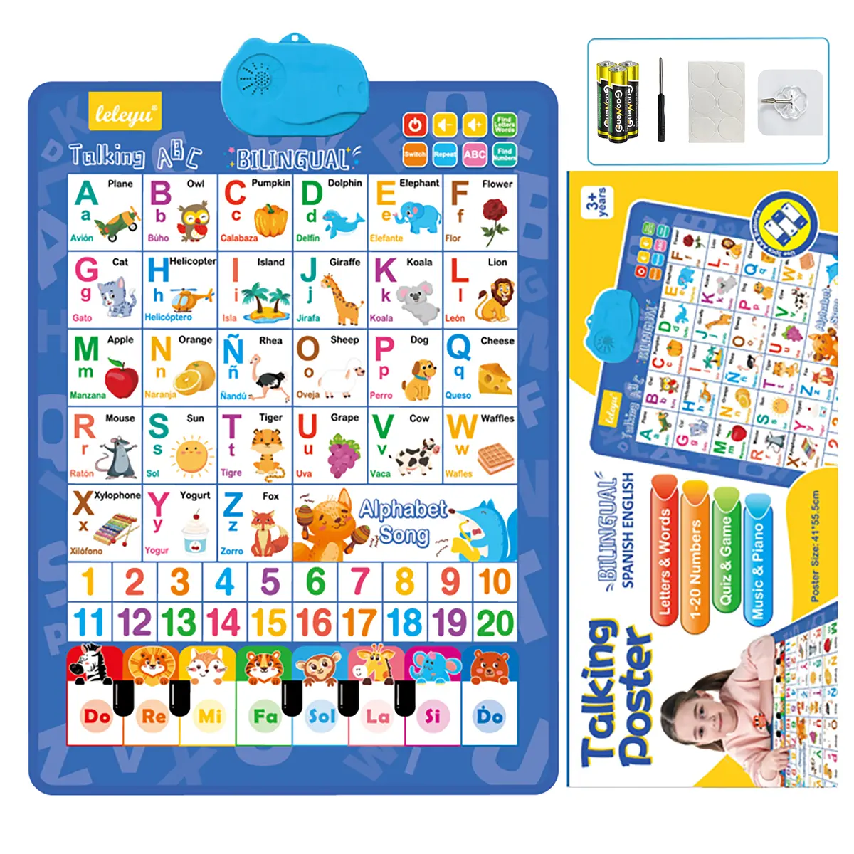 Spanish English Bilingual 27 Letters [LW