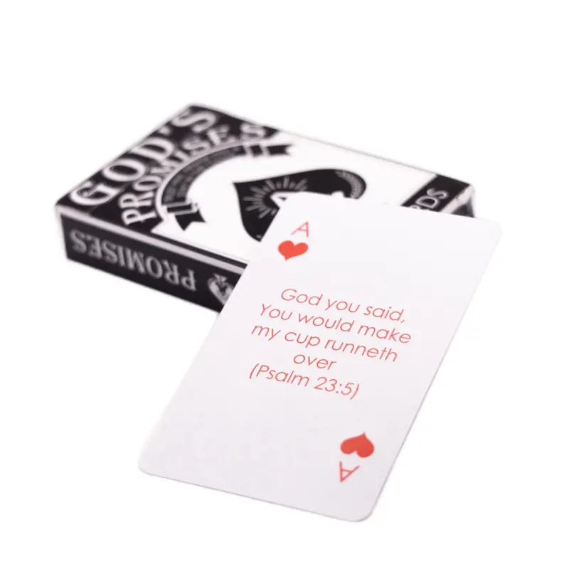 God's Gifts Playing Cards - Distinctive Design for Card Games & Daily Blessings - Perfect Gift - 52-Card Deck - Unique Blessing on Each Card