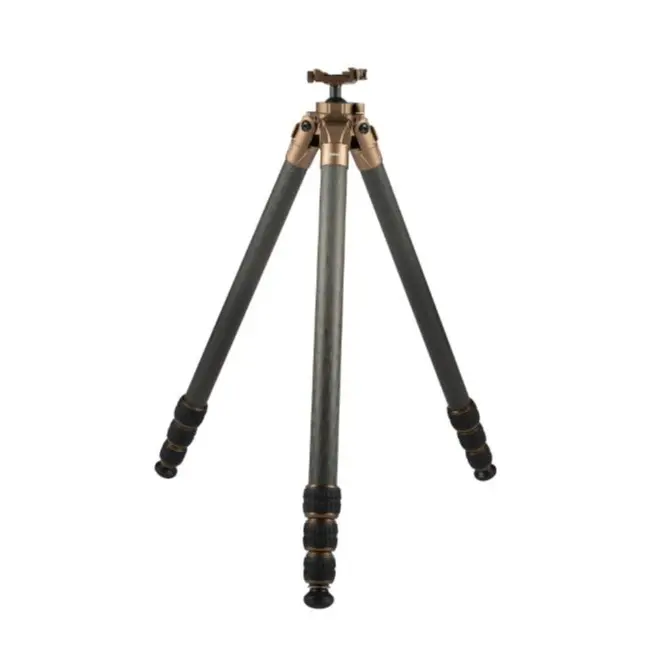 Linkogear HT-324C-BRN Carbon Fiber Tripod – Picatinny/Arca, 64" Max, 66lb Capacity