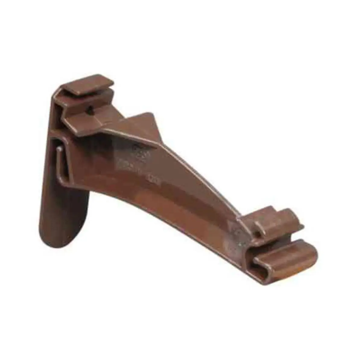 Amerimax Home Products 5 in. Traditional Style Vinyl Hidden Fascia-Mount Gutter Hanger, Brown, UV-Stabilized, Adjustable Hangable for Sailing Water Sports Outdoor Use, Durable