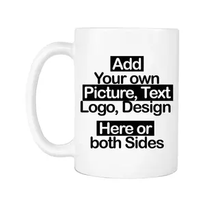 Personalized Mug: Custom Text, Picture, Logo, Design (11oz)
