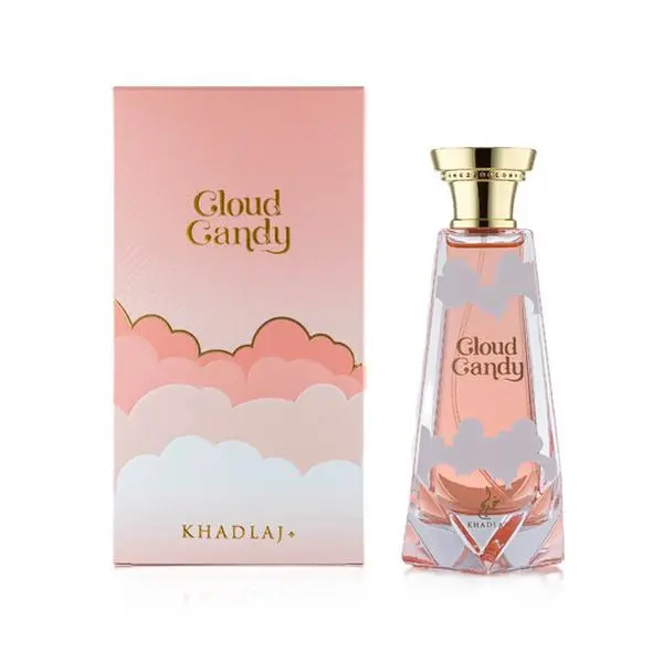 Khadlij Cloud Candy for Women EDP Spray 3.4 oz Fragrances in Elegant Pink Cloud Design Bottle