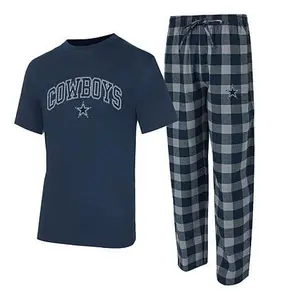 Dallas Cowboys Officially Licensed NFL Men's Avondale 2pc Sleep Set