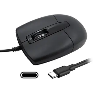 USB C Wired Mouse, Type C Optical Mouse, Portable Silent Comfortable, for Laptop, Mac, MacBook, Android, PC