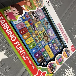 Trilingual Language Learning Tablet for Toddlers 1-3 – New Version Educational Toy with Sounds & Speech-English, Spanish, French Early Development for Boys, Girls, Baby, Toddler, Ages 1 2 3
