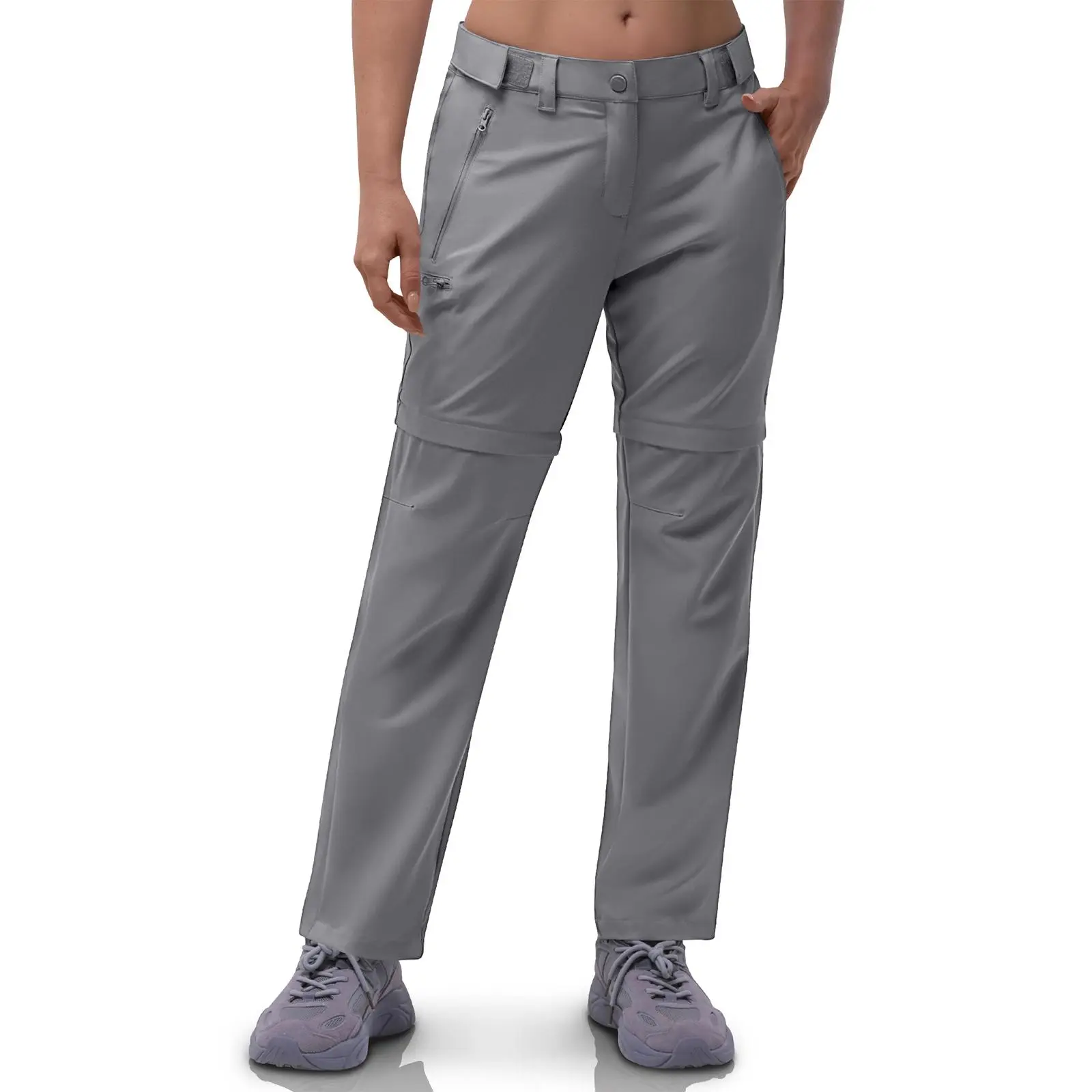 utdoor Ventures Women's Convertible Pants, Quick Dry Hiking Zip-Off Pants, Stretch Lightweight Cargo Pants