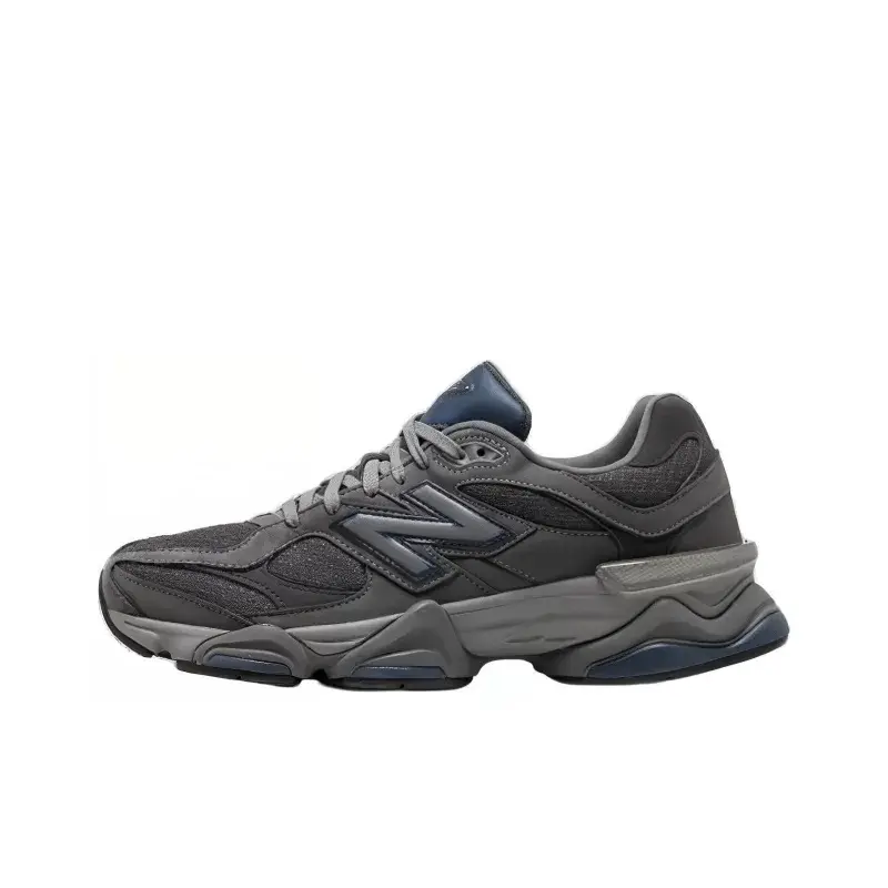 NEW BALANCE 9060 Men's Sneakers in Castlerock - Suede and Mesh Cushioned Walking Running Shoes for Daily Casual Comfort, Running Fitness Footwear, Sporty Running Shoes, Daily Wear, Mensfashion, Retro Futurism, Mesh/Suede, Cushioning