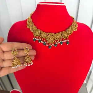 Brass Jewelry with earrings. New design ready to wear.