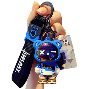 Cool Bear keychain Bear Car Key Ring for Boys keychain Gift for Boys Trendy cool keychain