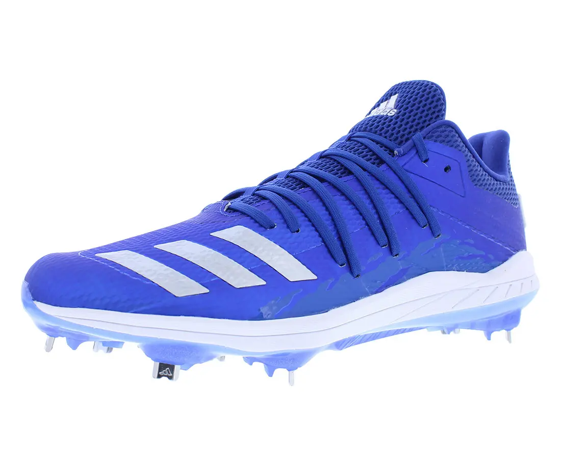 Adidas Adizero Afterburner 6 Men's Baseball Cleats, Lightweight with a Sock-Fit Collar and 6-Cleat Performance Sole